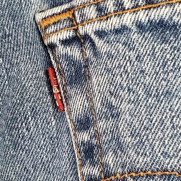 Levis Jeans Mens 40X34 Tall Blue Loose Fit Vintage 90s Skate Y2K Zip - Picture 5 of 10